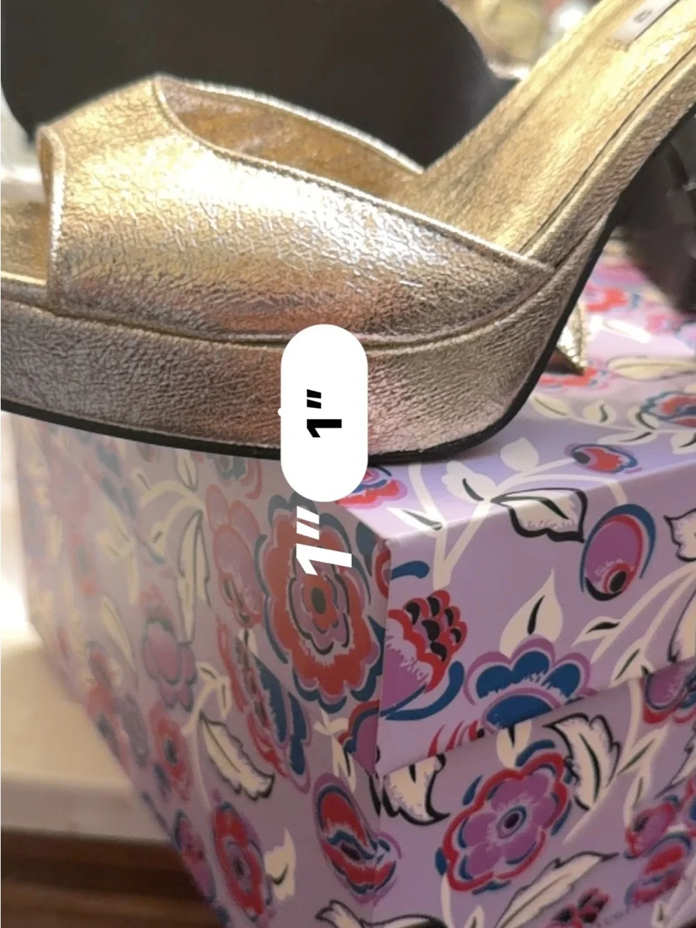 Viral Zara Gold Metallic Block Heel Platform Sandals - Women